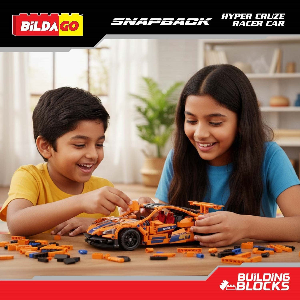 Snapback Racers - Hyper Cruze - Pull back Racer Car (420 PCS)