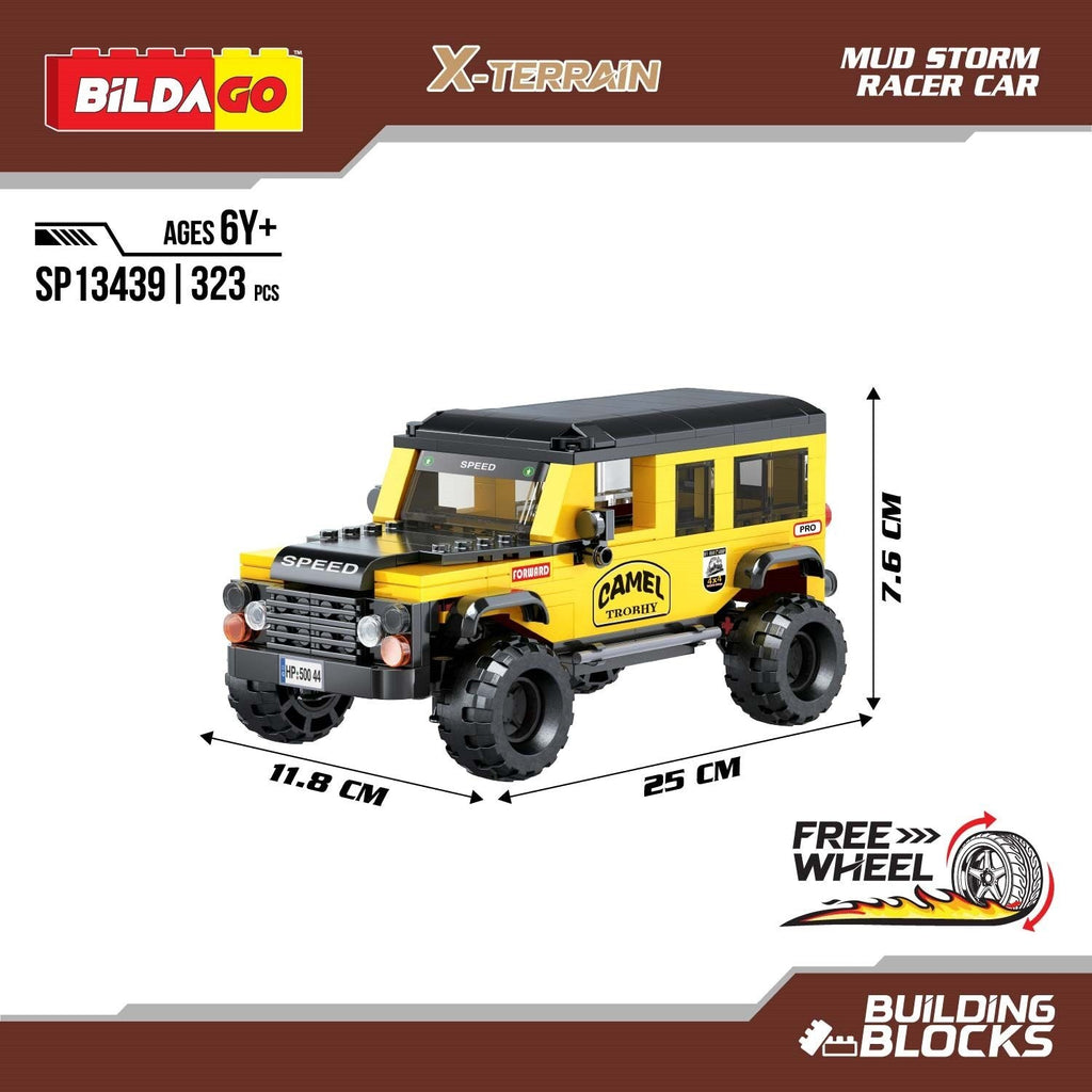 Snapback Racers - Mud Storm (SP13439) - Pull back Racer Car (321 PCS)