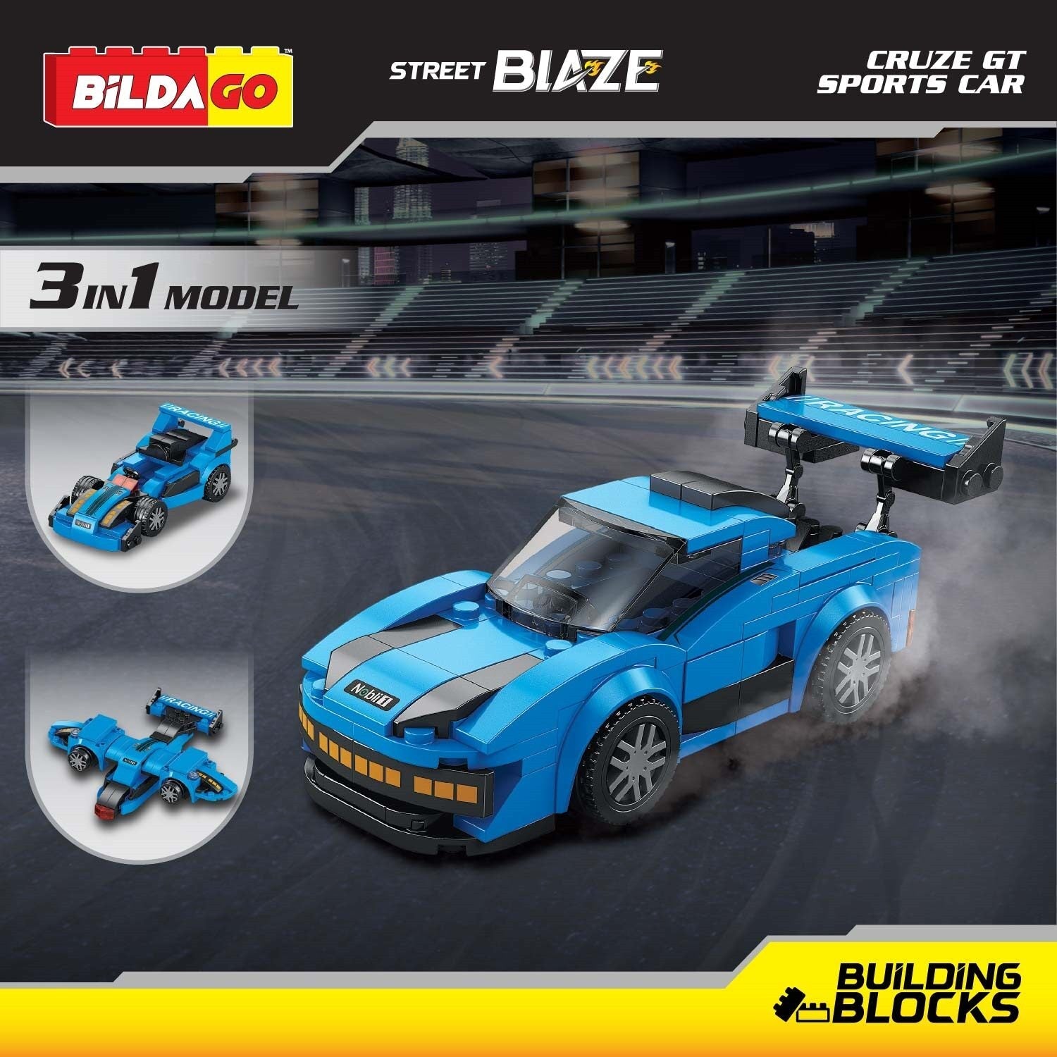 Street Blaze - Cruze GT Sports Car (SP13421), 3-in-1 Model (150