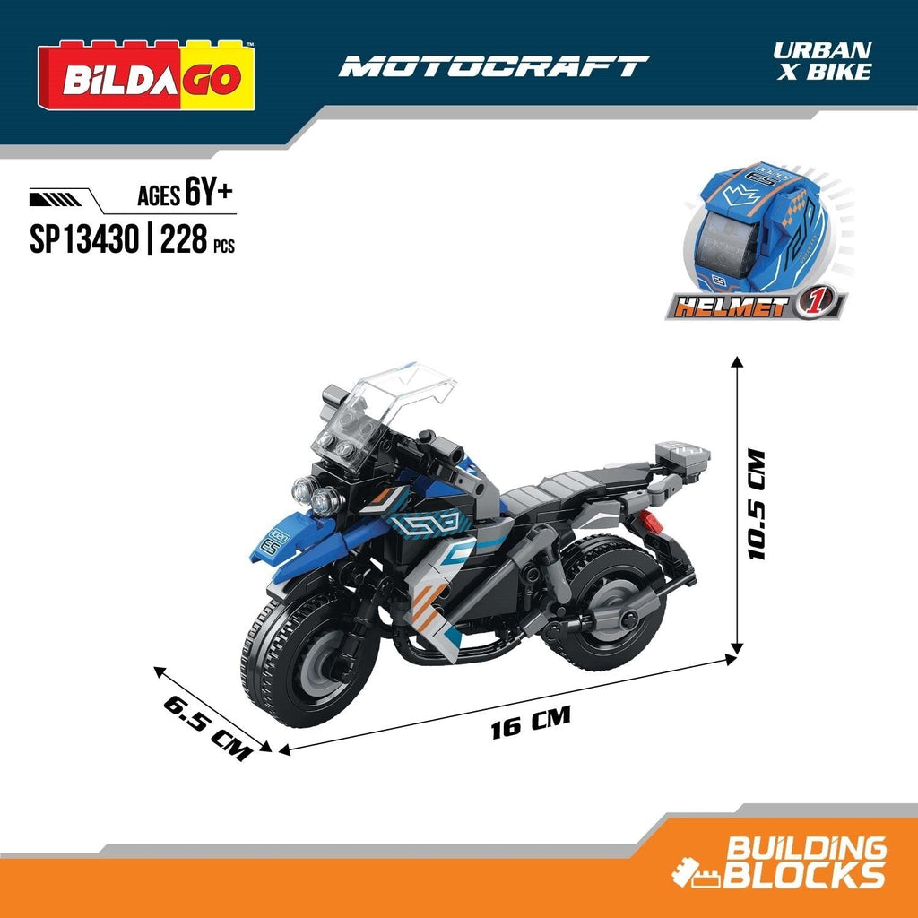 Motocraft - Urban X Bike with Helmet (287 PCS)