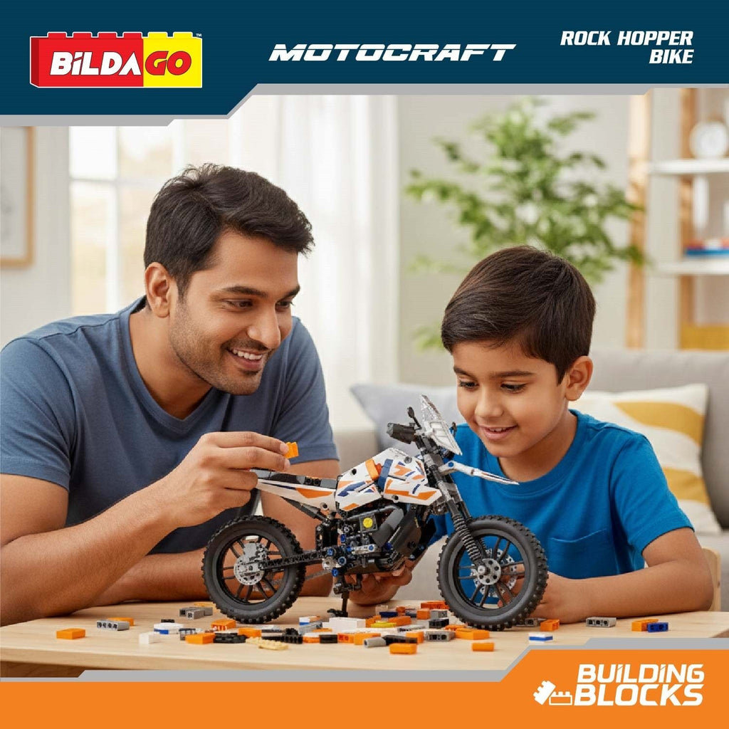 Motocraft - Rock Hopper - Pull Back Bike (456 PCS)