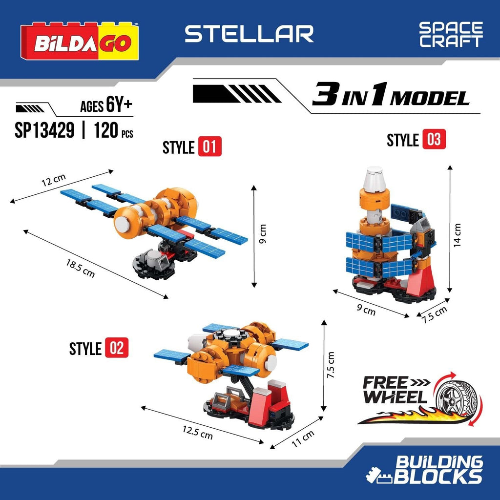 Stellar - Space Craft - 3-in-1 Model (120 PCS)