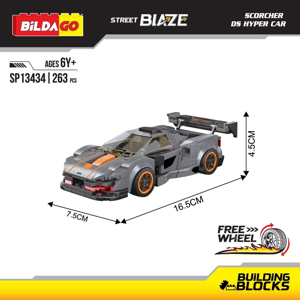 Street Blaze - Scorcher DS Hyper Car (SP13434) (263 PCS)
