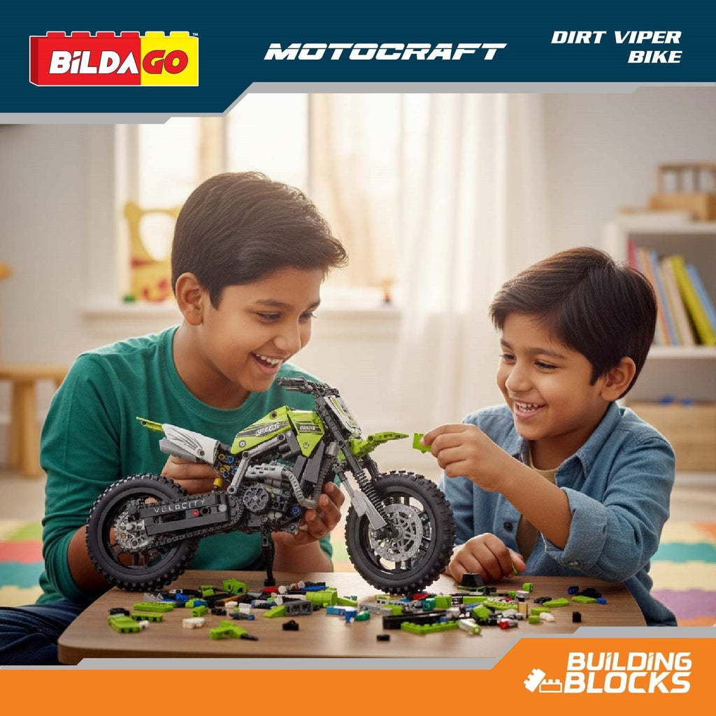 Motocraft - Dirt Viper - Pull back Bike (521 PCS)