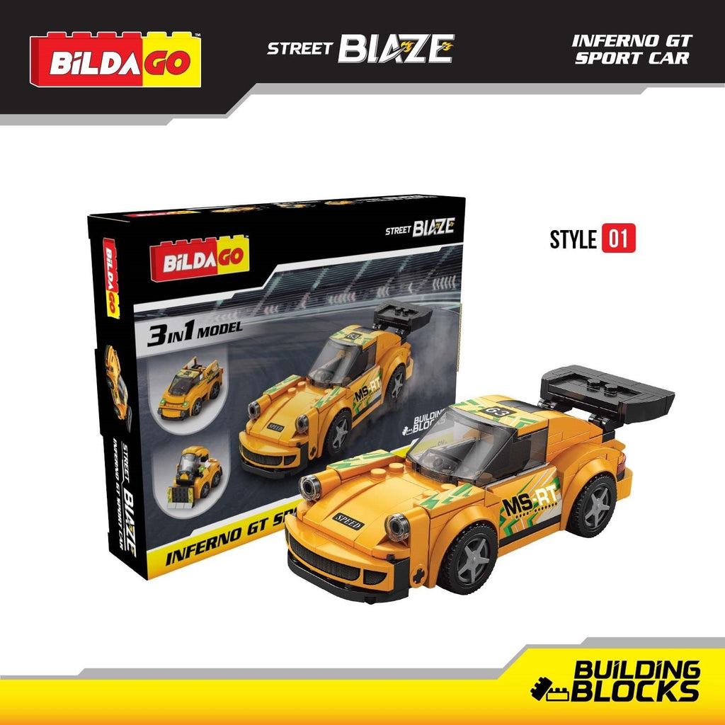 Street Blaze - Inferno GT Sports Car (SP13418), 3-in-1 Model (149 PCS)