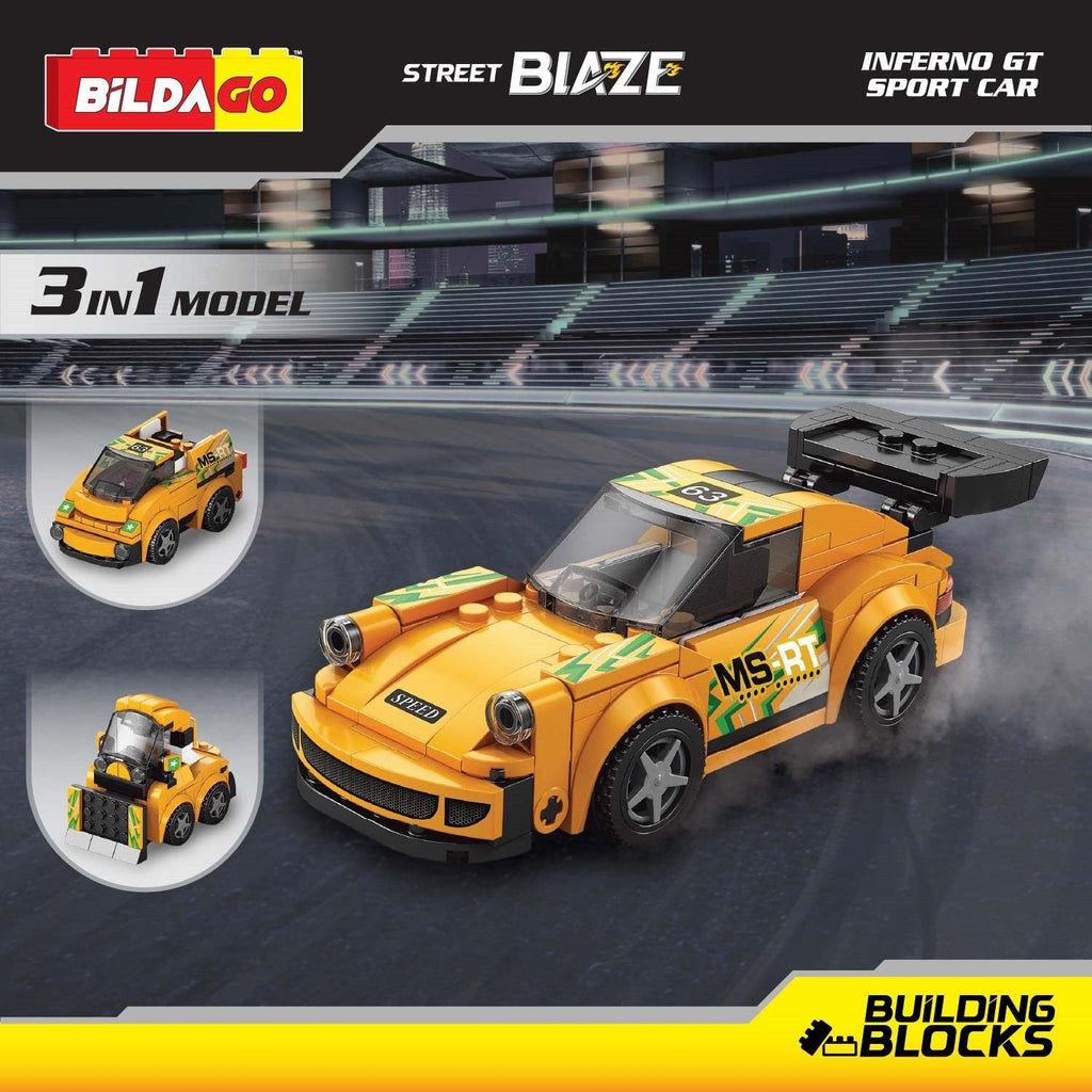 Street Blaze - Inferno GT Sports Car (SP13418), 3-in-1 Model (149 PCS)