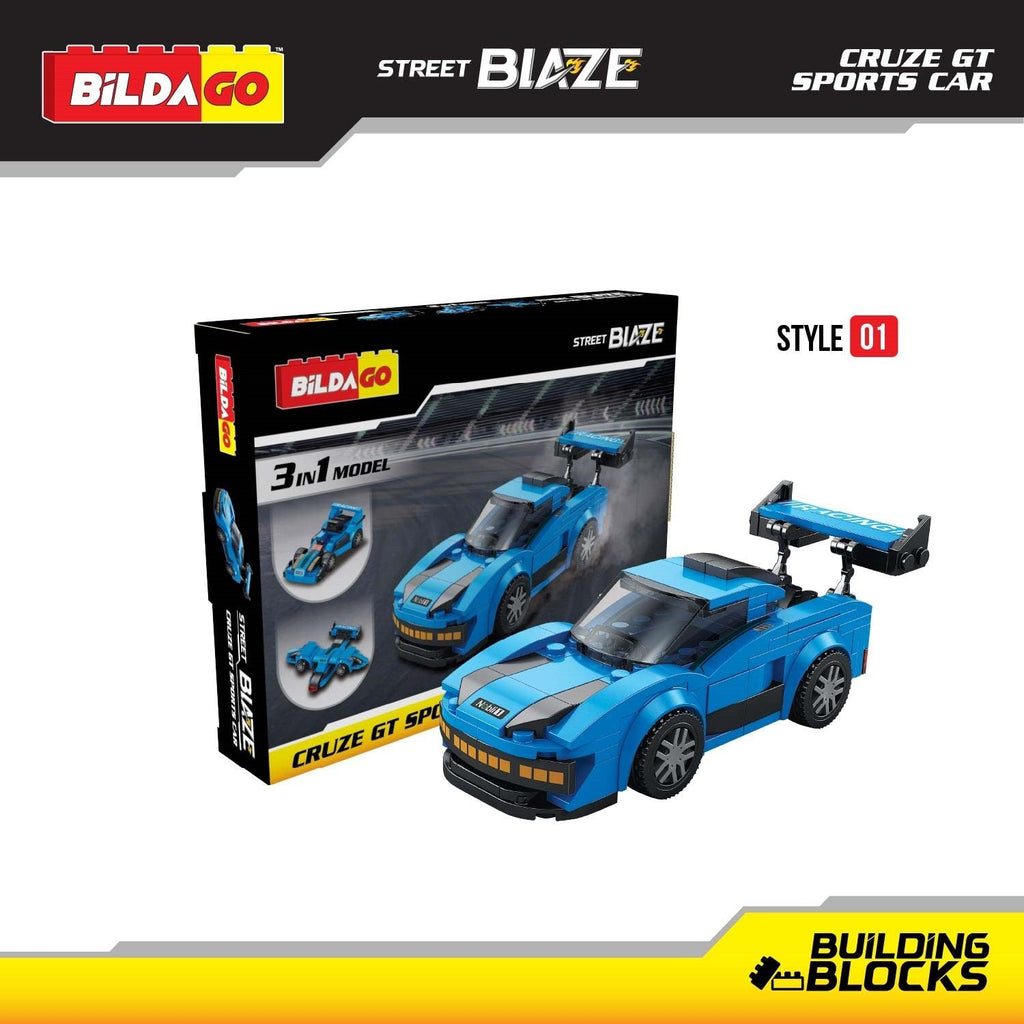 Street Blaze - Cruze GT Sports Car (SP13421), 3-in-1 Model (150 PCS)