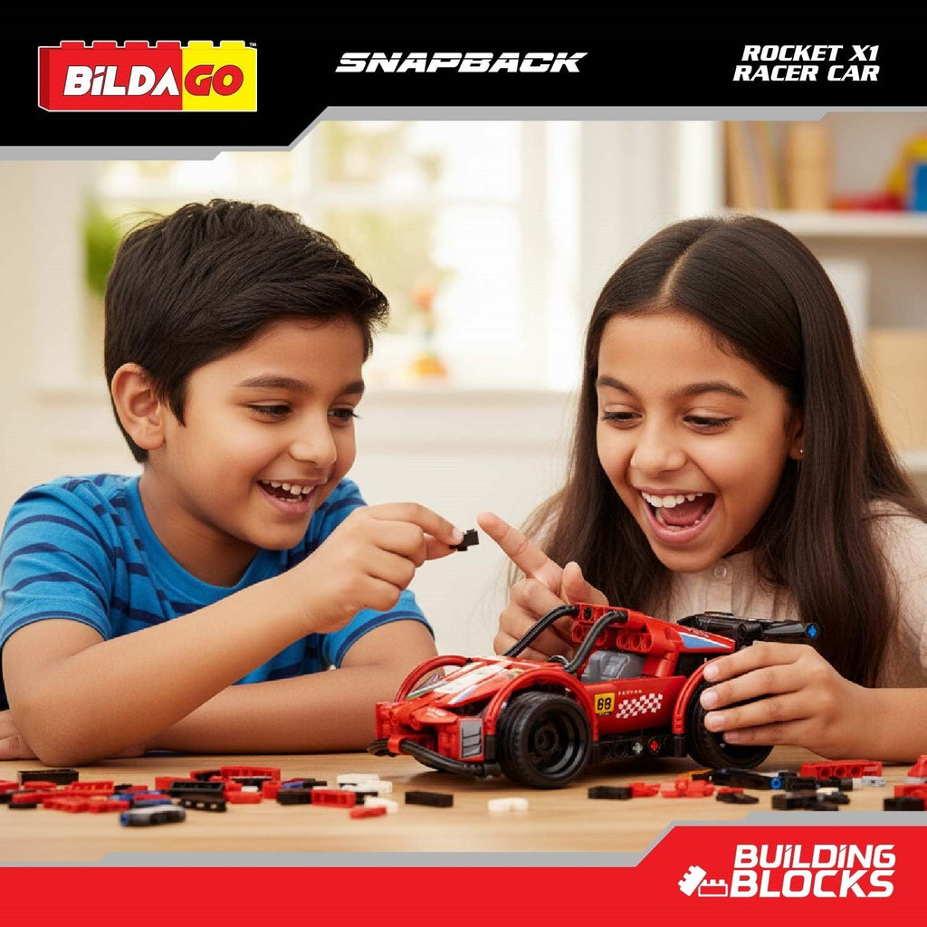 Snapback Racers - Rocket X1 - Pull back Racer Car