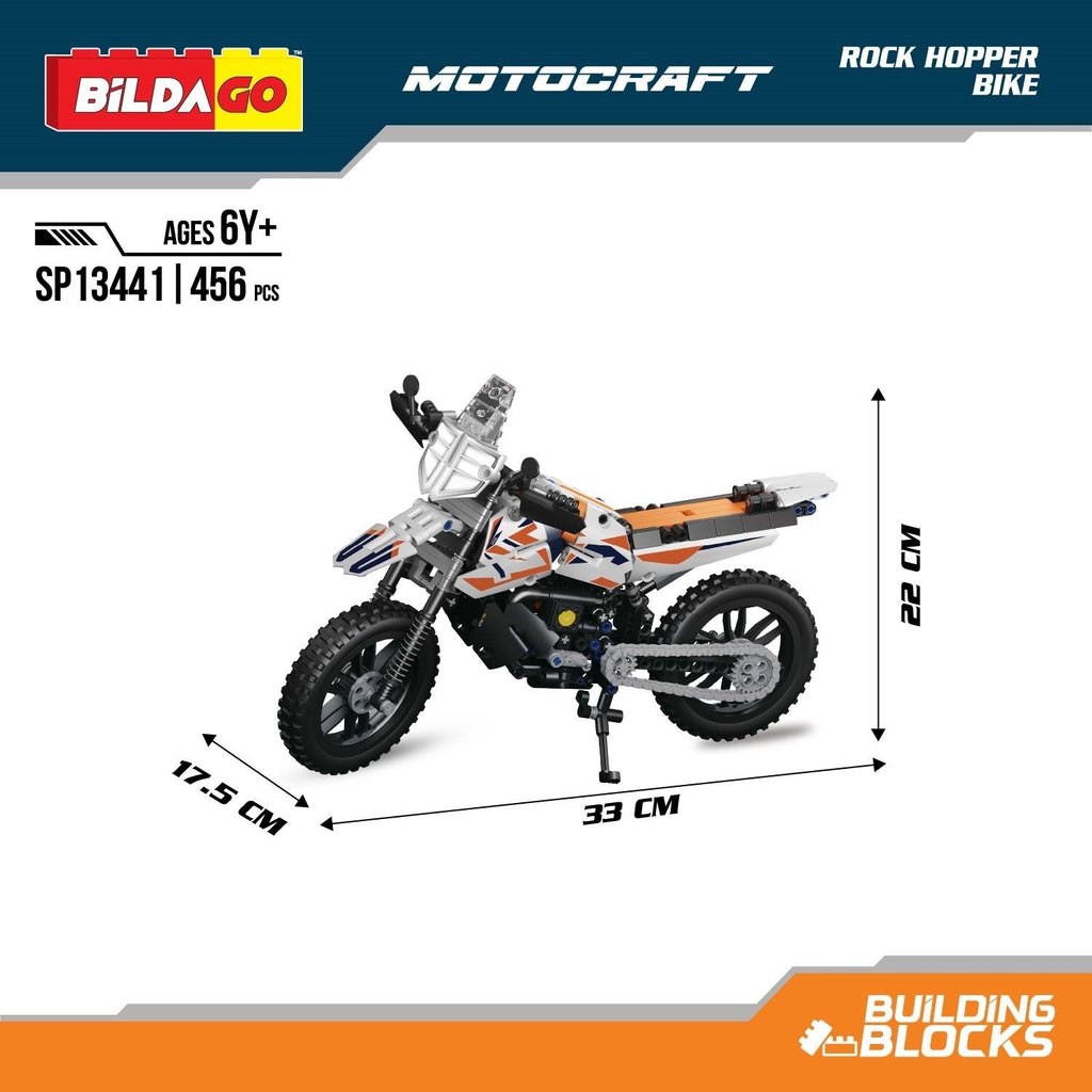 Motocraft - Rock Hopper - Pull Back Bike (456 PCS)