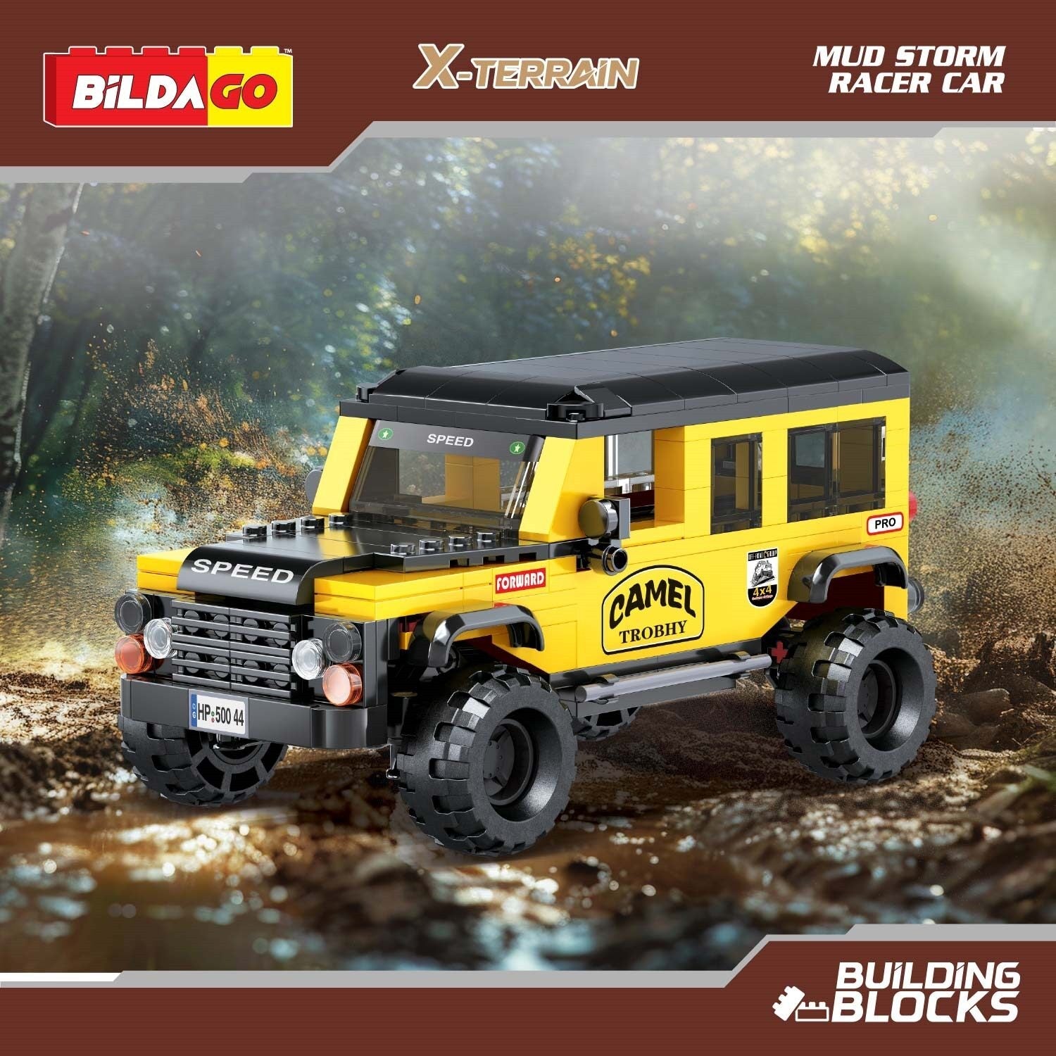 Snapback Racers - Mud Storm (SP13439) - Pull back Racer Car (321 PCS)