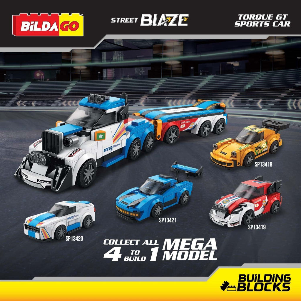 Street Blaze - Torque GT Sports Car (SP13419), 3-in-1 Model (150 PCS)