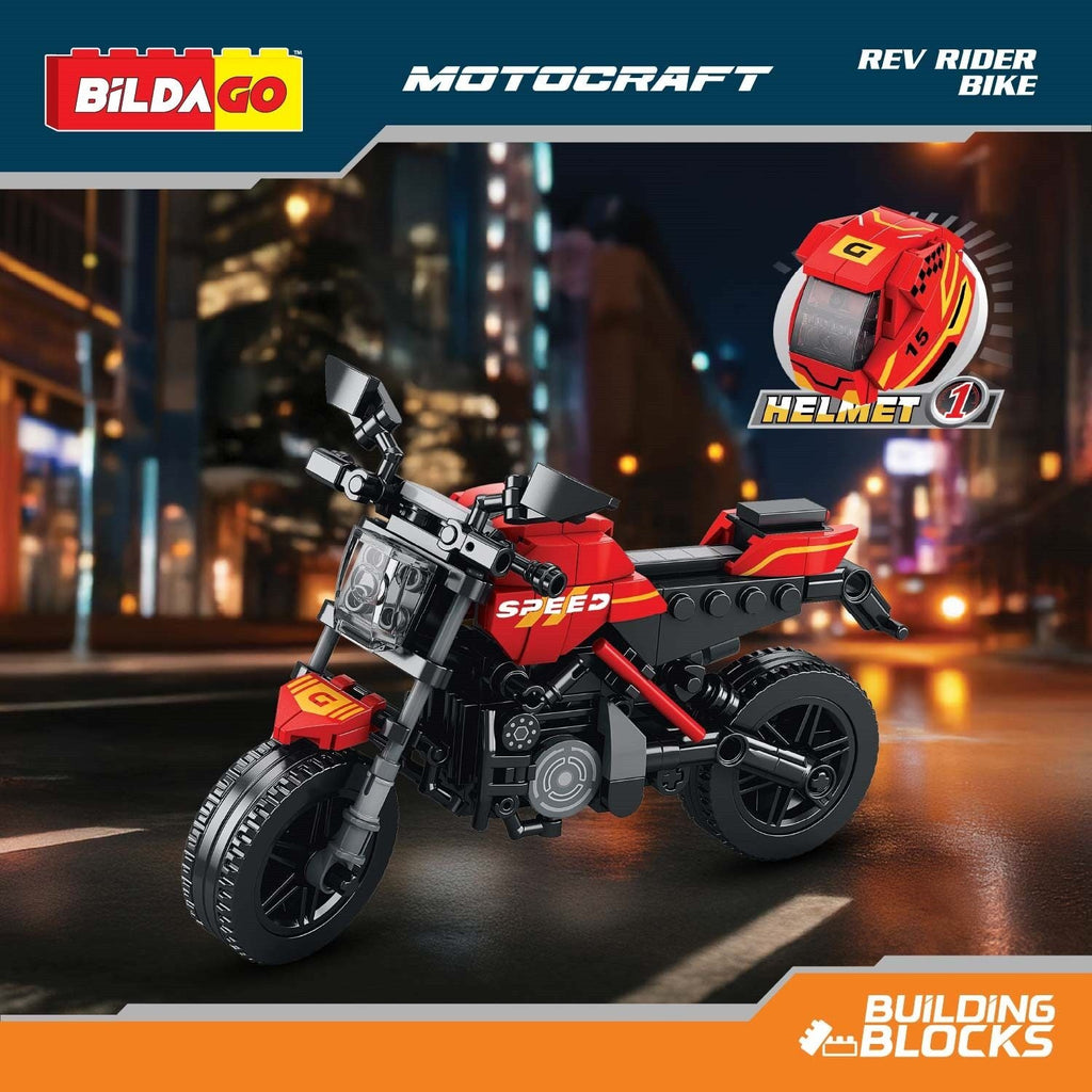 Motocraft - Rev Rider Bike with Helmet (217 PCS)