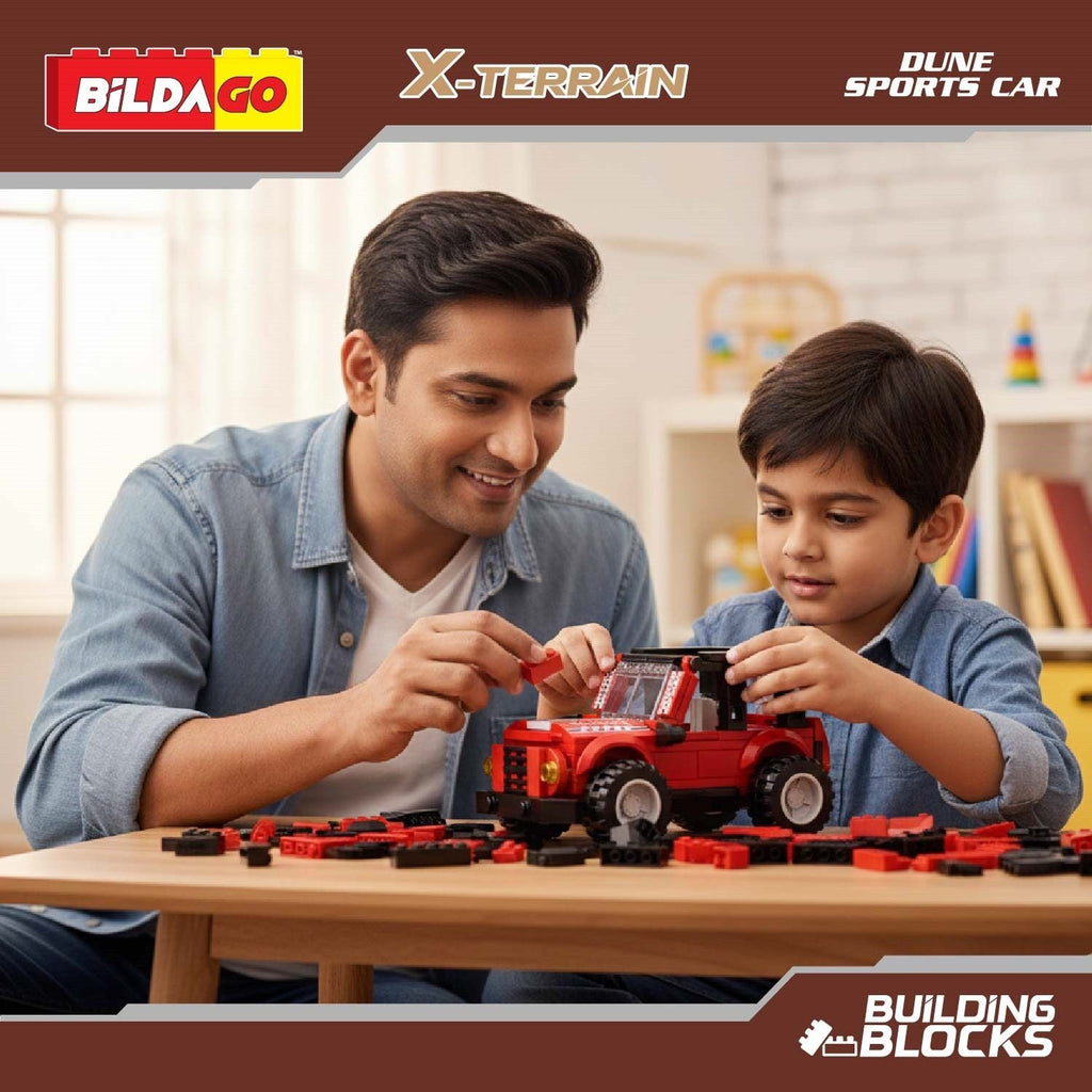 X-Terrain Dune Sports Car (SP13422), 3-in-1 Model (138 PCS)