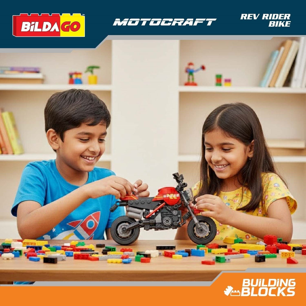 Motocraft - Rev Rider Bike with Helmet (217 PCS)