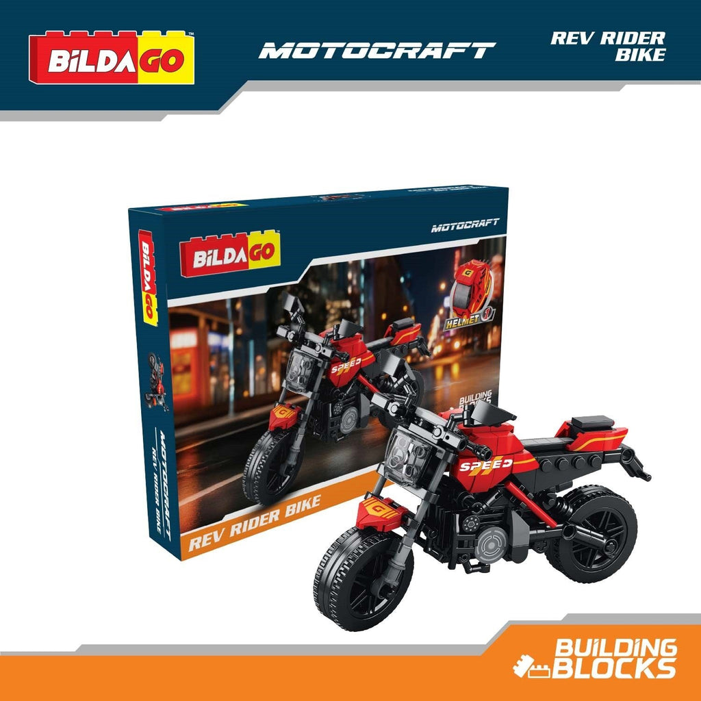 Motocraft - Rev Rider Bike with Helmet (217 PCS)